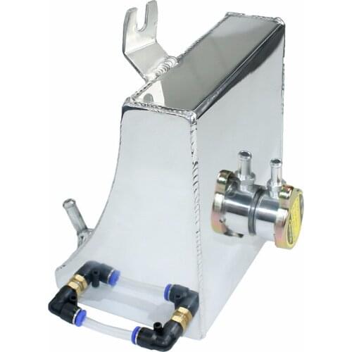 240SX S13 SR20DET KA24DE KA24E KA24 Aluminum Coolant Overflow Tank Reservoir Kit For Nissan (Fits: 240SX)