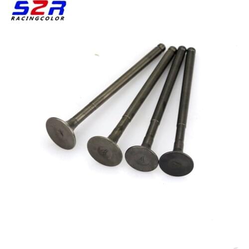 4X Motorcycle Intake Valve Kit Motorbike Exhaust Valve Stem Scooter Engine Part for Yamaha ZUMA125 YW125 BWS125 Nxc Cygnus X 125