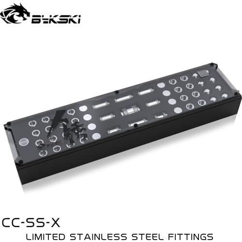 Bykski Split Hard Pipe Water Cooling Fitting Kit Stainless Steel Rigid Tubing Connetors Global Limited Sale 99 Kits CC-SS-X
