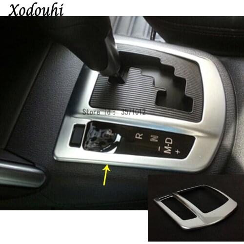 For Mazda CX-5 CX5 2013 2014 2015 2016 car cover stick ABS chrome inner middle front Shift Stall Paddle cup lamp frame trim 1
