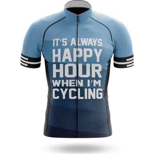 SPTGRVO Blue Short Sleeve Cycling Jersey Men Pro Team Summer MTB Uniform Road Bike Shirt Breathable Cozy Bicycle Top Maillot Vtt
