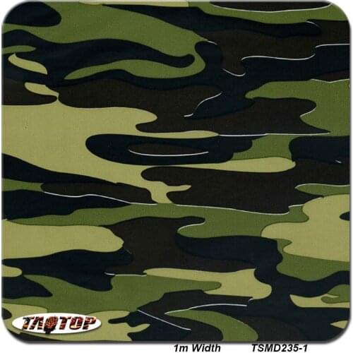 TAOTOP 1m 50Sq TSMD235-1 Camouflage Hydrographic Free Printing Film Water Printing Water Transfer Printing Film