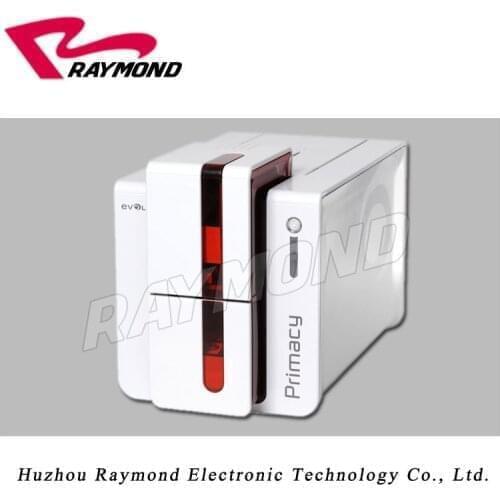 Customized order ) one Evolis Primacy single-sided card printer with 4pcs color ribbons,400pcs PVC cards, 400pcs RFID cards