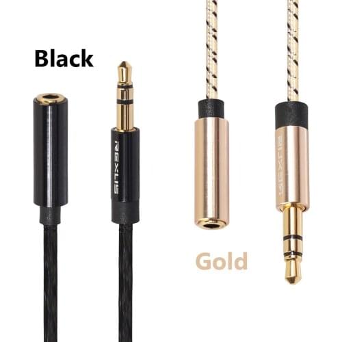Hot sale 3.5 mm Audio Extension Cable Male to Female Stereo Earphone Aux Cord Extender For PC Laptop Phone Car Speaker Plug