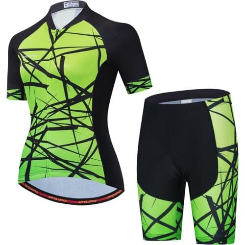 Weimostar Pro Cycling Clothing Women Summer Bike Clothes Anti-UV Bicycle Wear Mountain Bike Jersey Kit Racing Cycling Jersey Set