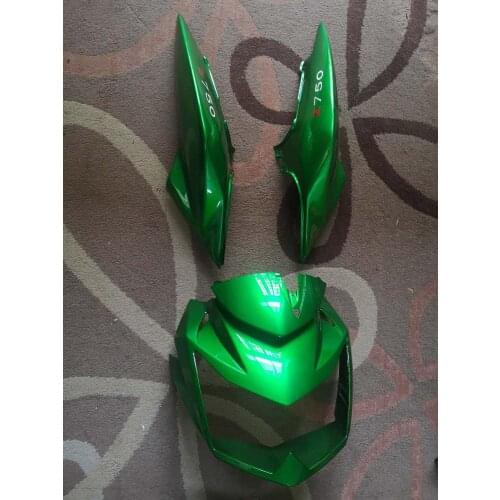 Motorcycle Fairing Kits For Z750 2009 2010 2011 2012 2013 ABS Plastic upper tail Fairings compression and head green