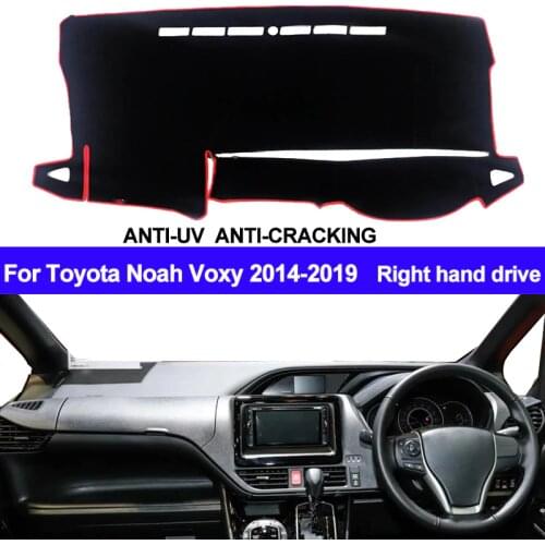 Car Dashboard Cover Dash Mat For Toyota Noah Voxy 2014 2015 2016 2017 2018 2019 Auto Sun Shade Mat Pad Carpet Right Hand Drive