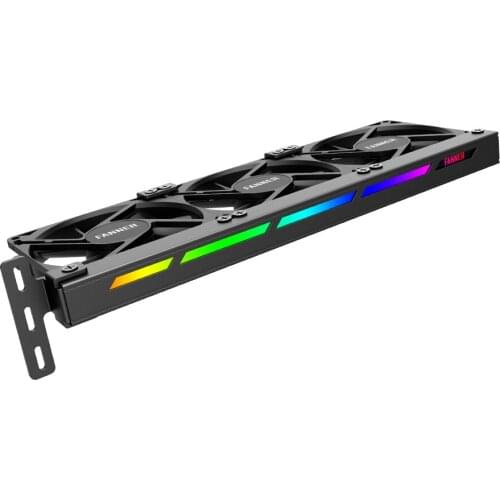 T390 VGA Cooler Dual 90mm Fans Desktop Computer Chassis PCI Graphics Card Fans Partner 5V ARGB Light Controled by Motherboard