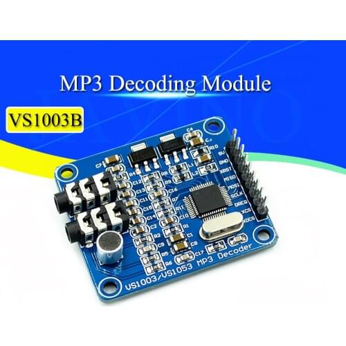 VS1003B VS1053 MP3 Decoding Module, Microphone Head, STM32 Microcontroller Development Board Accessories