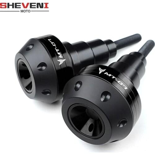 Motoycycle CNC Frame Sliders Crash Pad Falling Protector Guard For Yamaha MT07 MT 07 2015-2019 engine protection Slider cover