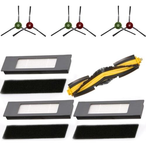 Vacuum Cleaner Roller Brush Sponge Filter Kit For Ecovacs Deebot OZMO 950 920 Vacuum Cleaner Part Replace Vacuum Cleaner Access