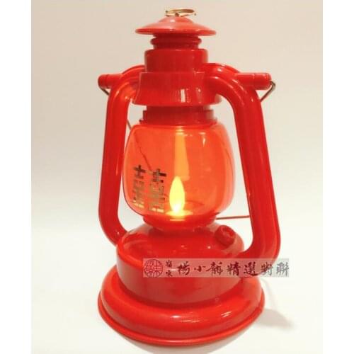 Bride: double happiness horse light LED battery boat light wedding reception residence light moved wealthy statues Home wedding