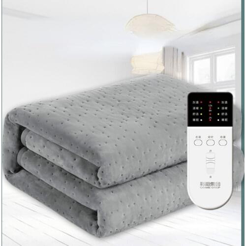 Body Warmer Electric Thermal Blanket Heating Pad Winter Blanket Double Bed Controller Manta Electrica Warming Items DE50DRT