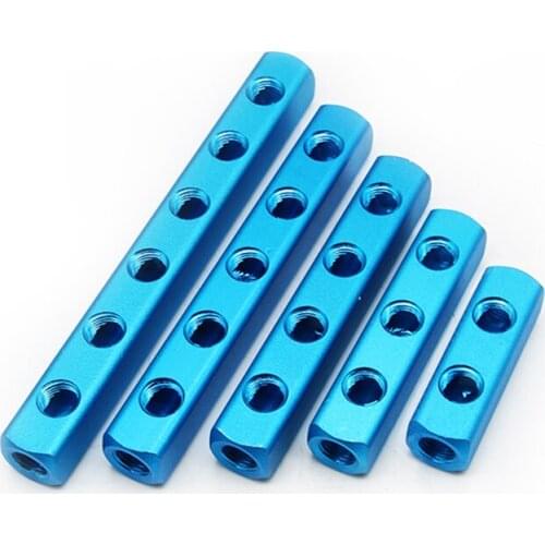 1/4 "pt air collector distributor threaded connection port 2 3 4 5 6 7 8 pneumatic quick connector div hose connector