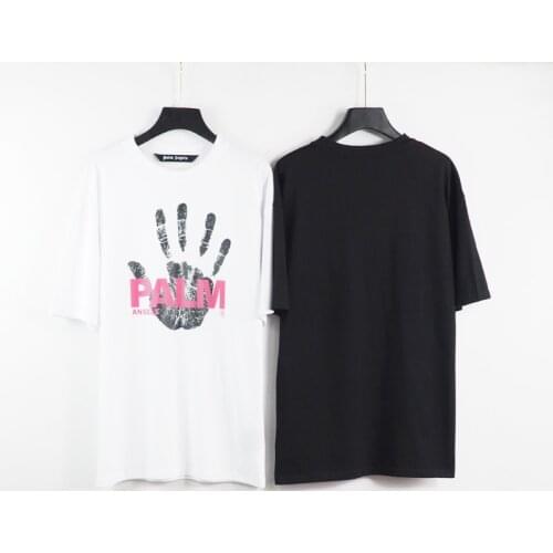 Palm Angels 21SS Letter printing Logo PA Loose CasualRound Neck Short Sleeve T-shirt MenWomen fashion Couple Style t shirt