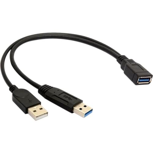20Cm USB Extension Cable USB 3.0 Cable for Smart Printer PS4 SSD Extender Data Cord Mini USB Extension Cable