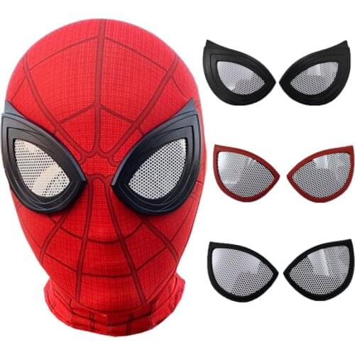 Adult Spider Far From Home Homecoming Iron Red Mask Cosplay Spider Costume Accessories 3D Lenses Superhero Headwear