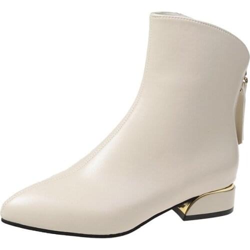 Woman Boots Platform Shoes Women High Boots White Black Women Ankle BOOTS Shoes For Women Motorcycle 2021Bota Femenina Jump UP