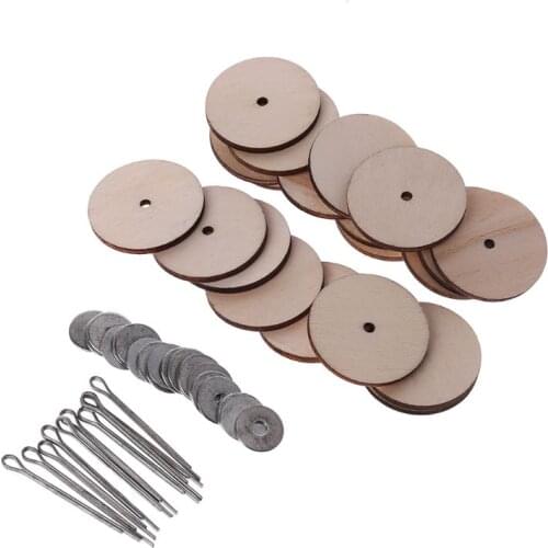 10 Sets Wood Joints Connectors For Handmade Bear Craft Children Kids Toy DIY Scrapbooking Manual Handicraft Accessory