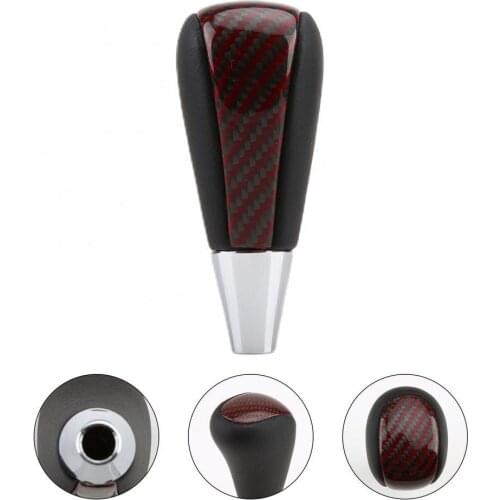 Car Manual/Auto Gear Shift Knob Adapter Carbon Fiber handle car accessories for toyota corolla for Lexuses rx350