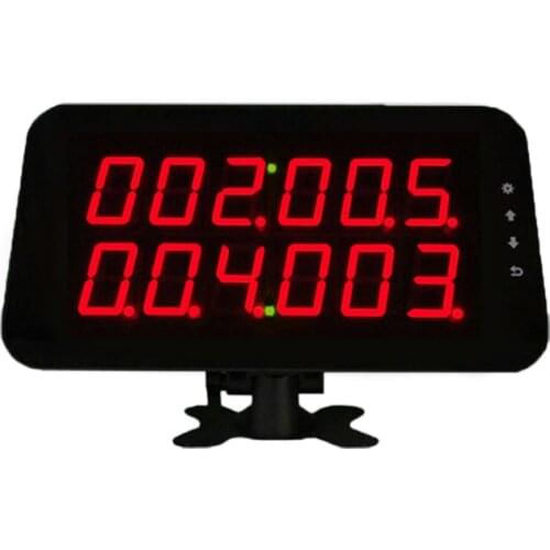 Wireless queuing pager system waiter call 433.92mhz touch screen wireless calling receiver for restaurant service