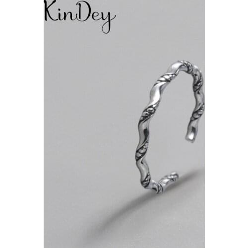 Bohemian Charm Boho Chains Rings For Women Lover Wedding Bridal Valentines Gifts Men Open Retro Antique Rings