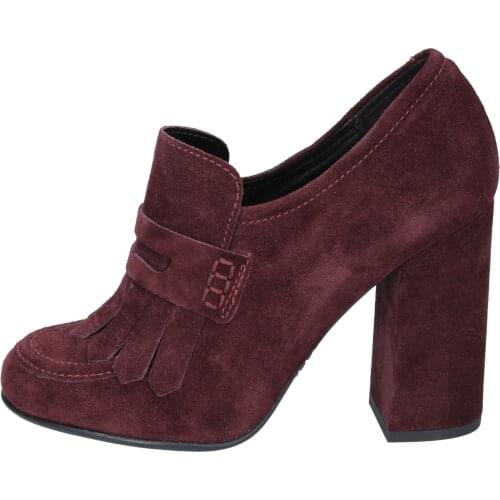 CARMENS loafers woman burgundy suede