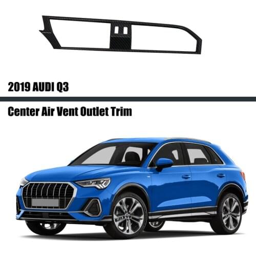 For AUDI Q3 2019 2020 2021 Car Center Console Air Conditioning Vent Outlet Frame Trims Interior Accessories Auto