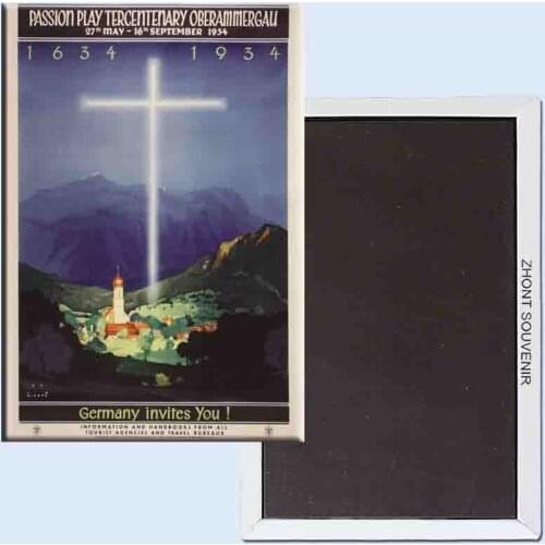 Germany invites you advertising posters 24080 Retro nostalgia fridge magnets