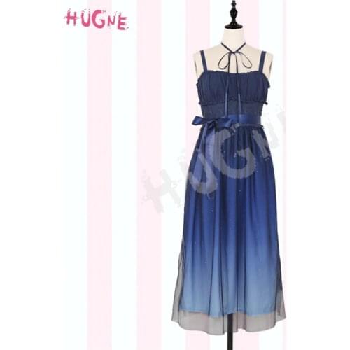 HUGNE Blue Summer Dresses
