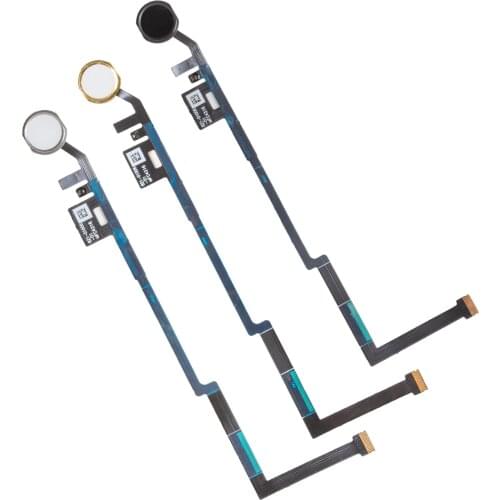 Home-Button Flex For iPad 5 2017 iPad 6 2018 A1822 A1823 A1893 A1954 Return Back Home Button With Flex Cable Rubber Sticker