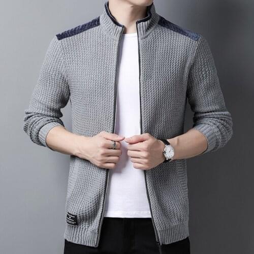 MANGODZ Men's Cardigans With Zip