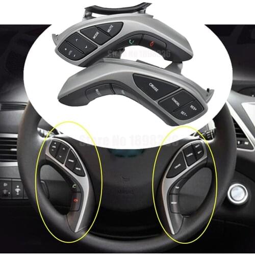 Multifunction Control Steering Wheel Buttons volume audio cruise function switch For elantra 2012-2015AT/2012-2014 MT/ I30MT