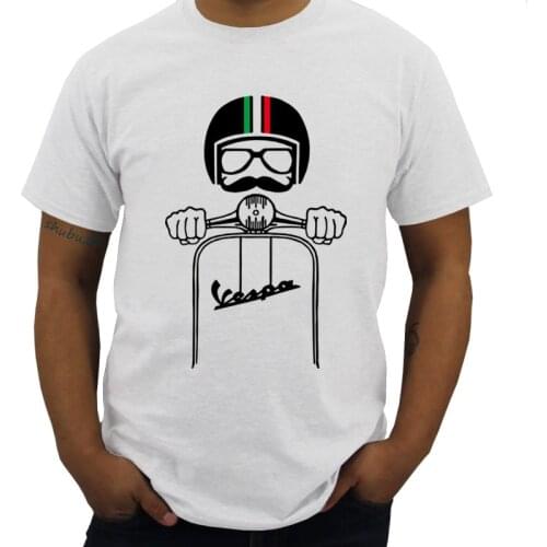 Men Cotton T Shirt Summer Brand Tshirt MAGLIETTA TSHIRT VESPA PIAGGIO VINTAGE RETRO HIPSTER UOMO DONNA Fashion Unisex Teeshirt
