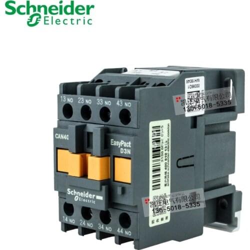 New Schneider control contactor CAN40M5N for elevator instead of CAE40 CA2-DN40 110V CAN40 AC220V CAN22 AC220V CAN31 AC220V