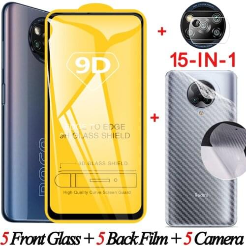 Poco-f3, Front+Back Camera Film for Pocco Poko x3 pro Tempered Glass Pocophone x 3 nfc Screen Protector Poco f3 m3 x3 pro Glass