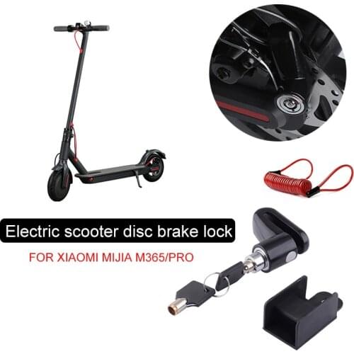 Portable Scooter Wheel Anti-theft Lock For Xiaomi Mijia M365 Scooter Electric M365 Pro Bicycle Skateboard Disc Brakes Lock M365