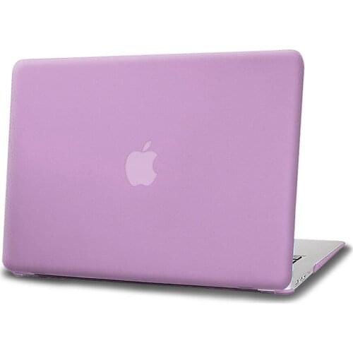 For Apple Macbook Air 11/Air 13/ MacBook Pro 13/Pro 15 /Macbook 12 Rubberized Matte Purple Laptop Protective Shell Cover Case