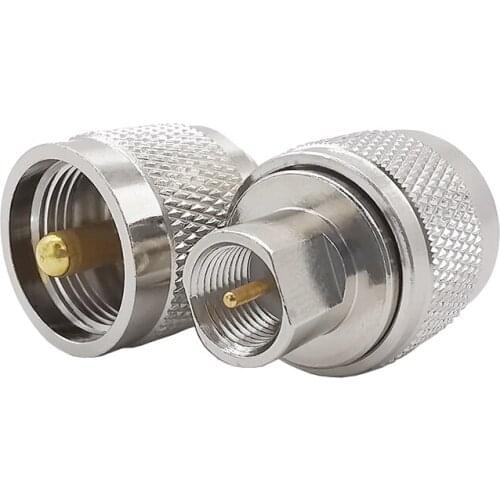 1Piece FME Male to UHF PL-259 PL259 Male Plug Straight RF Coaxial Adapter Connector Converter for CB Ham Radio Antenna