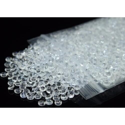 New 1000pcs 4.2mm Acrylic Clear Diamond Confetti Table Scatters Decoration Wedding Decoration