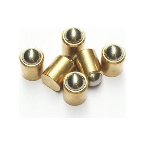 2pcs spring ball head precision positioning beads stepless positioning bead smooth spring tightening plunger copper