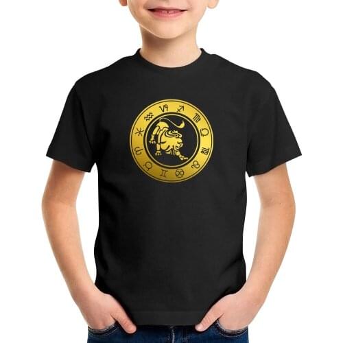 2020 Summer Kids T Shirt Virgo Leo Boys Girls Short Sleeve T-shirt Fashion Men Women Family T Shirt Tees Cotton Baby Clothes