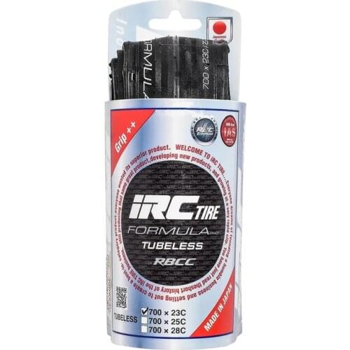 IRC Formula Pro Tubeless RBCC 700c Tubeless Tire, Single 700x23/25/28C Road Bike Folding Tyre Tire Bicycle