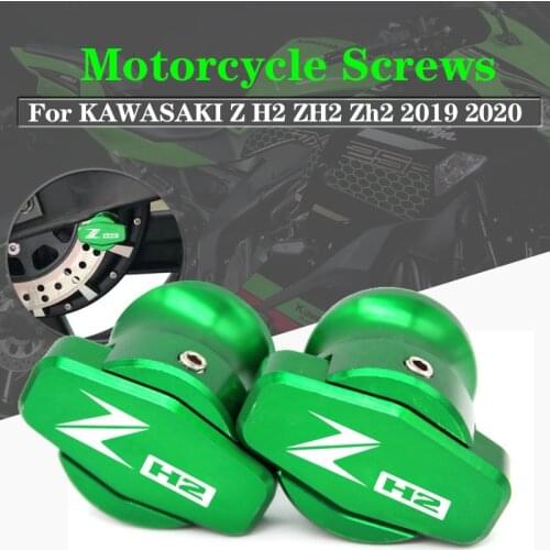 For KAWASAKI ZH2 Z H2 ZH 2 2019 2020 2021 Motorcycle Accessories CNC Frame Stands Screws sliders Swingarm Spools Slider