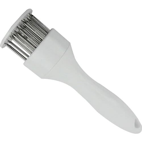 Round Meat Tenderizer Steak Needle Stainless Steel Meat Marinade Kitchen Tools for Steak Poultry Meat Beef