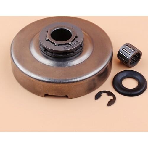 3/8" 7T Clutch Drum Sprocket Bearing Washer Clip Kit For HUSQVARNA 365 362 371 372 XP 372XP Chainsaw