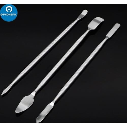3Pcs/lot Metal Spudger Pry Tools Stainless Steel Crowbar Phone Screen Opening Repair for iPhone Tablet PC Disassembly Tools