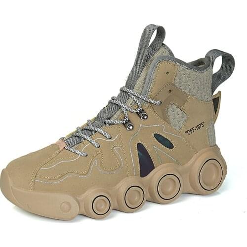 Roller Skating Shape Men Sneakers Personality Running Shoes Thick Soled Casual Sports Shoes Increased Men Sneaker Walking Shoes