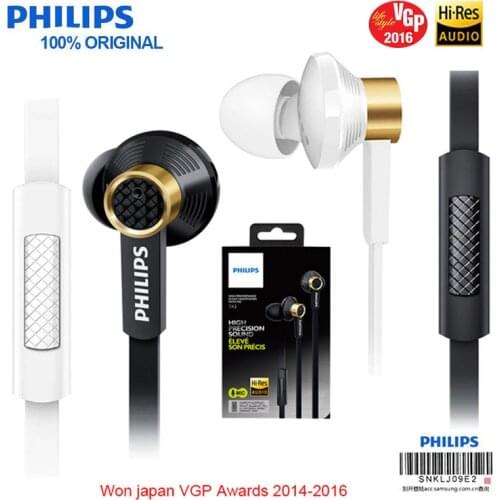 Philips Original Tx2 HiRes earphone high resolution HIFI fever earbuds ear noise canceling earphones for a mobile phone xiaomi