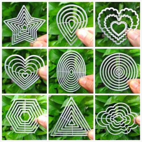 Suitable for Christmas metal cutting die and DIY scrapbook album 3D greeting card making various shapes frame 2021 NEW